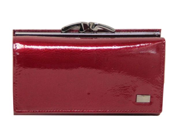Red lacquered leather wallet Vermari 55020-51001
