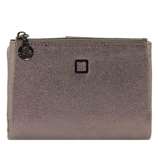 Silver leather wallet Nina Farmina K 3227-18