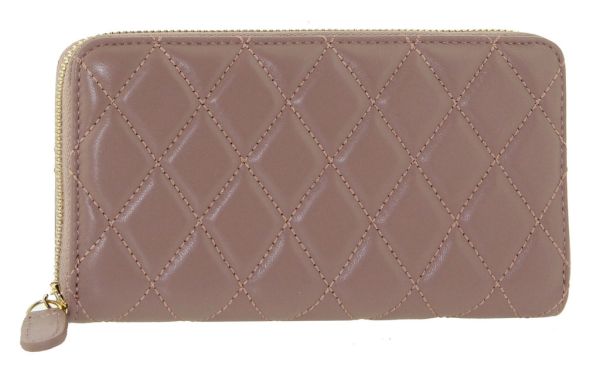 Quilted leather wallet Polina & Eiterou W 009-3