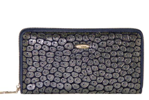 Large women's leather wallet Prensiti K 9954