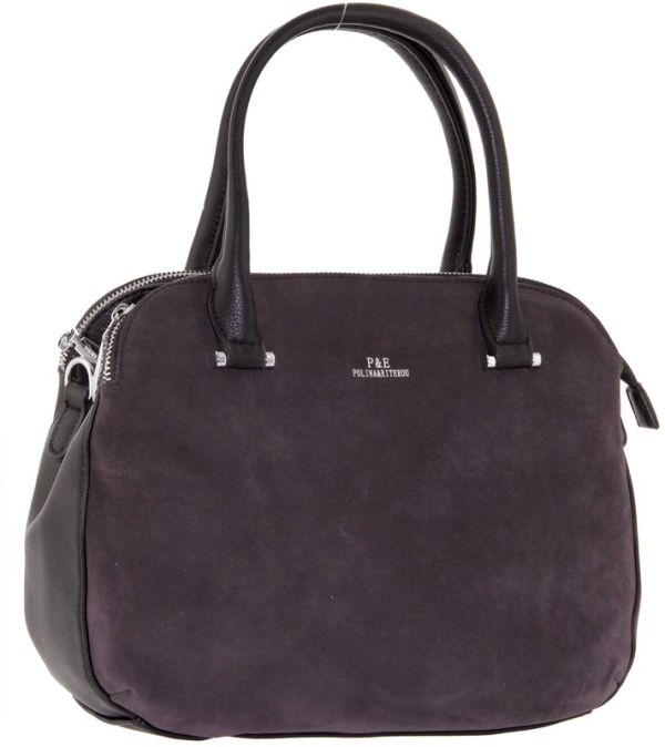 Women's bag with suede for three entrances Polina & Eiterou W 2258-18